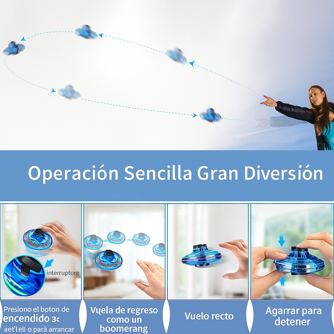 Mini dron OVNI volador de juguete