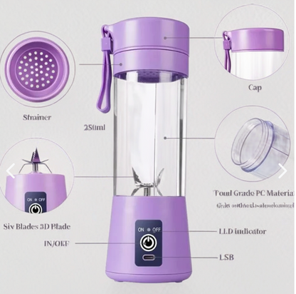 Licuadora Portatil Recargable 380ml Gx
