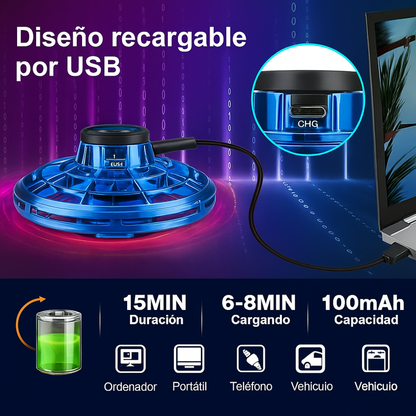 Mini dron OVNI volador de juguete